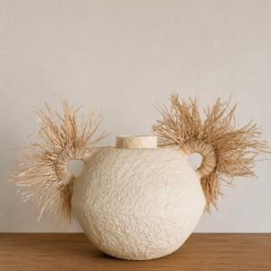 Vase raphia