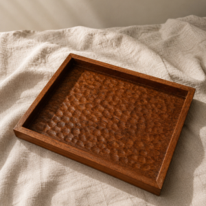 Plateau en bois texturisé